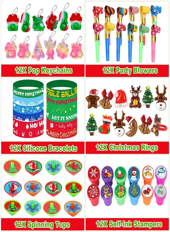 PLOUGVI 358PCS Christmas Party Favors Supplies Decoration, Goodie Bag Pinata Stocking Stuffers Bulk, Treasure Box Toy for Classroom Rewards, Advent Calendar Stuff Filler, Carnival Prizes, Xmas Birthday Gifts - Image 5